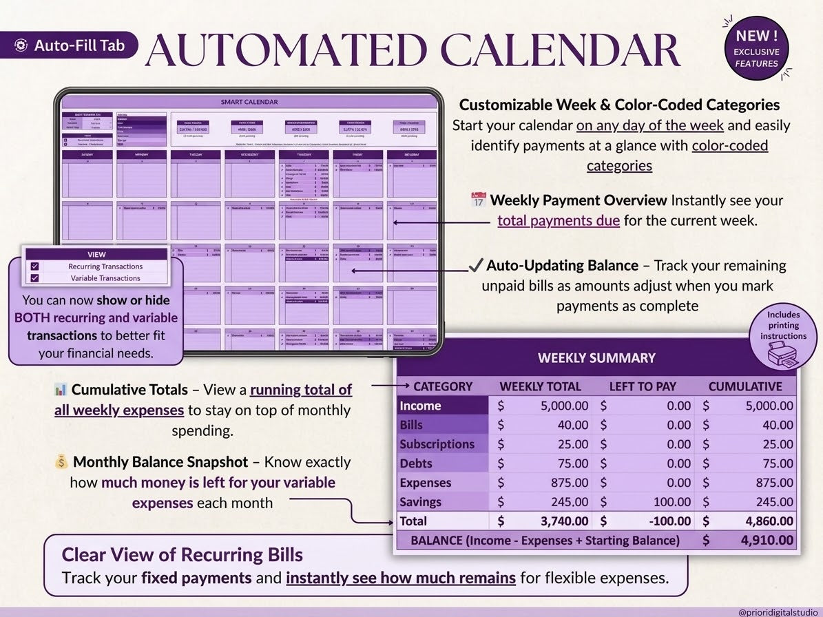 Ultimate Budget Spreadsheet | Excel & Google Sheets Budget Planner