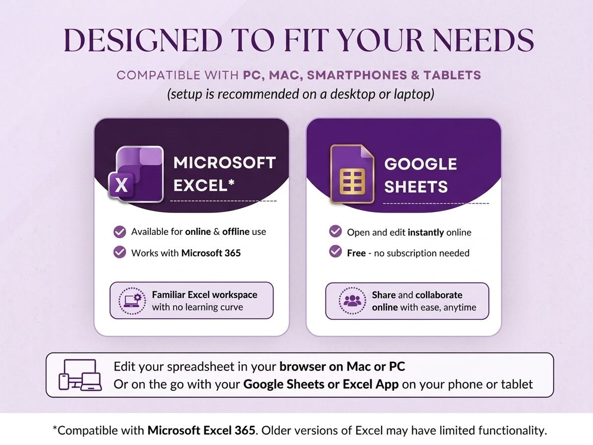 Ultimate Budget Spreadsheet | Excel & Google Sheets Budget Planner